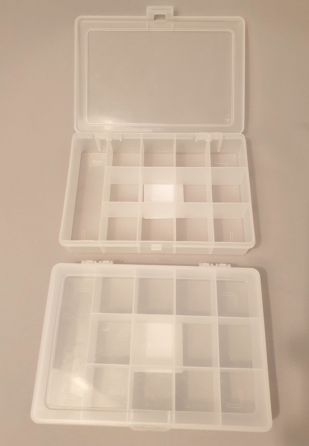 2 x Organizer Box Aufbewahrung Trennfächer Sortimentskasten