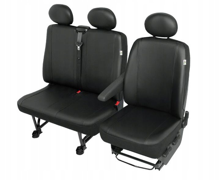 Seat cover, driver's seat cover, synthetic leather / black for